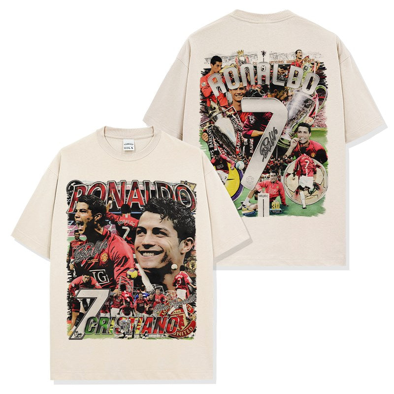 CRISTIANO RONALDO VINTAGE TEE · FREE KICK