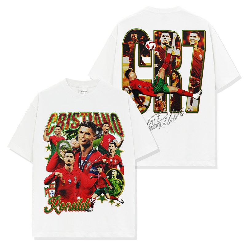 CRISTIANO RONALDO VINTAGE TEE · NO LOOK