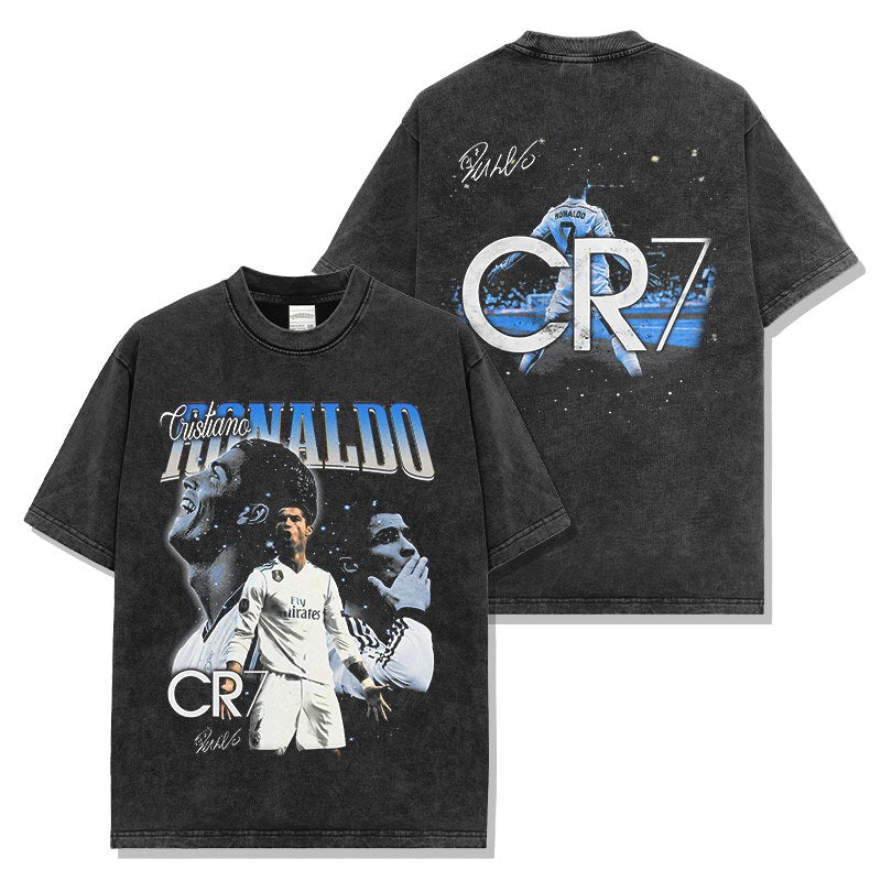 CRISTIANO RONALDO VINTAGE TEE · BICYCLE KICK