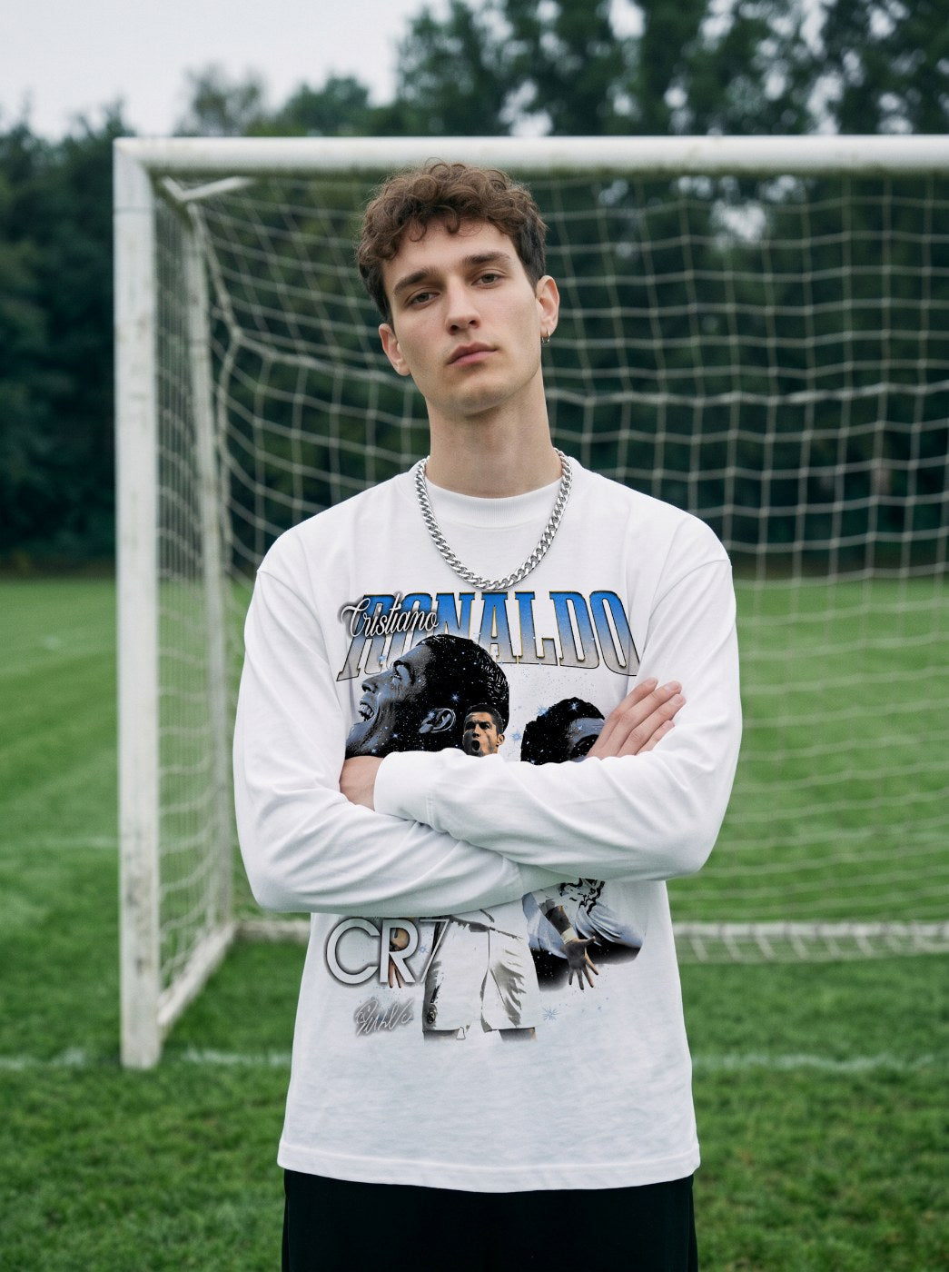 CRISTIANO RONALDO VINTAGE TEE · BICYCLE KICK