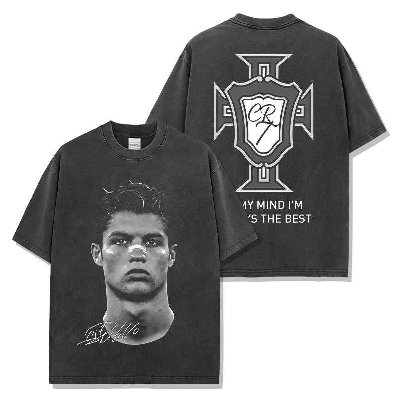 CRISTIANO RONALDO VINTAGE TEE · SCREAMER