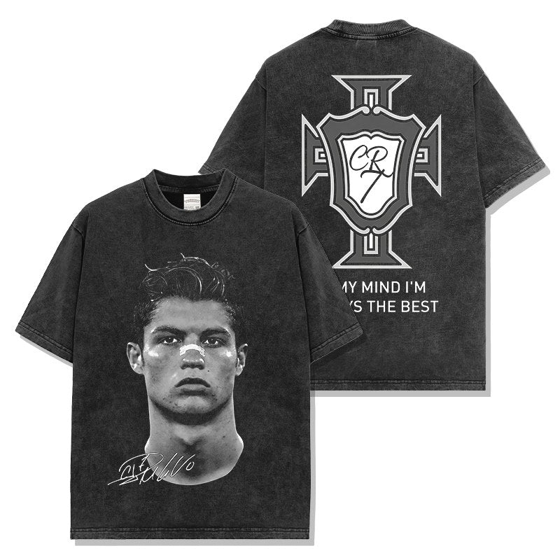 CRISTIANO RONALDO VINTAGE TEE · SCREAMER