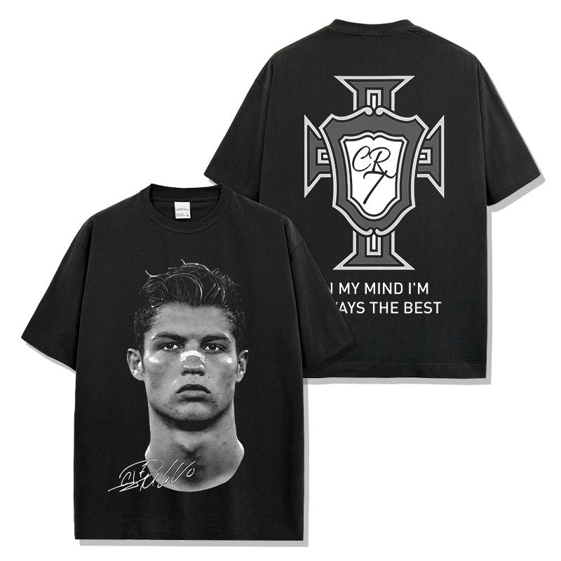 CRISTIANO RONALDO VINTAGE TEE · SCREAMER