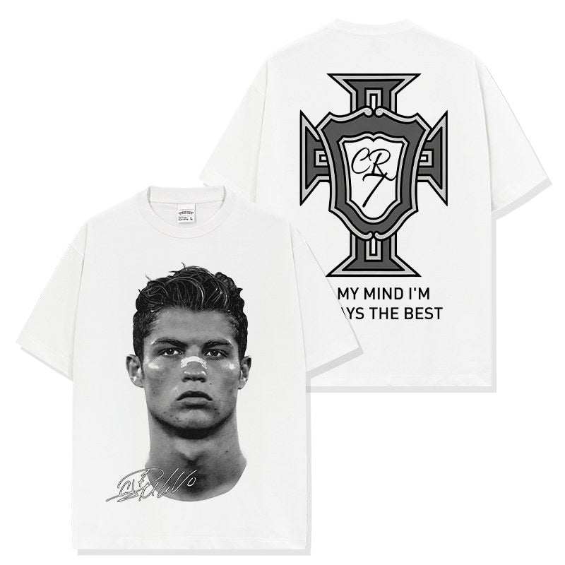 CRISTIANO RONALDO VINTAGE TEE · SCREAMER