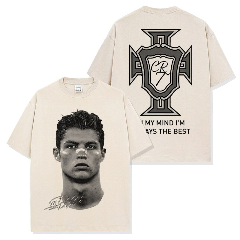 CRISTIANO RONALDO VINTAGE TEE · SCREAMER