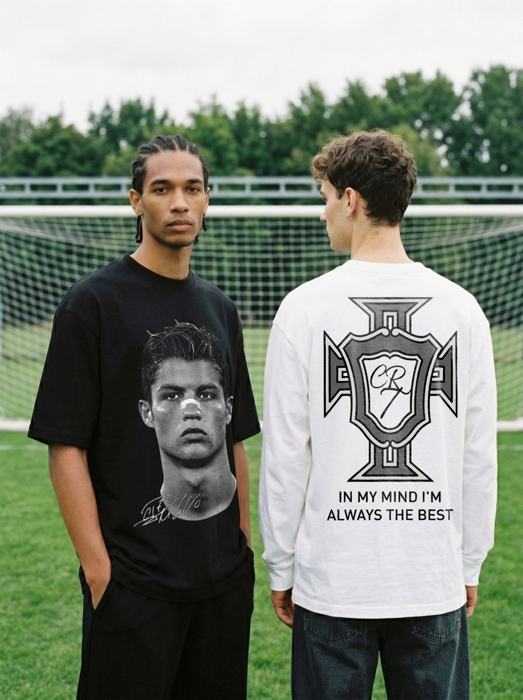 CRISTIANO RONALDO VINTAGE TEE · SCREAMER