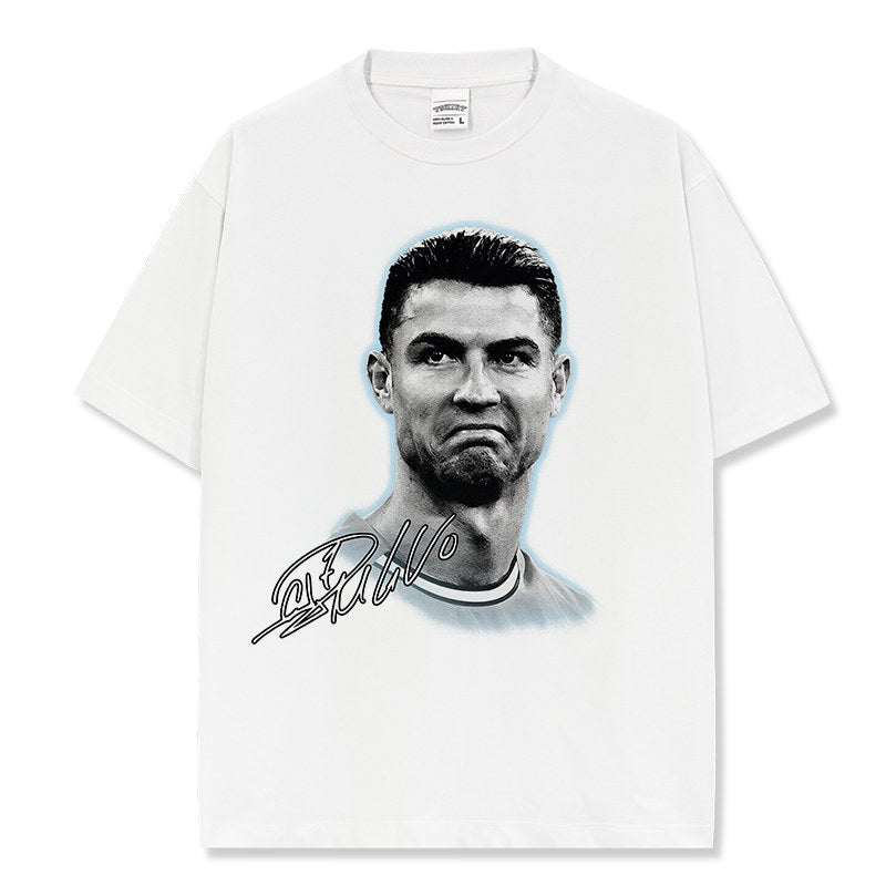 CRISTIANO RONALDO VINTAGE TEE · TOP BIN