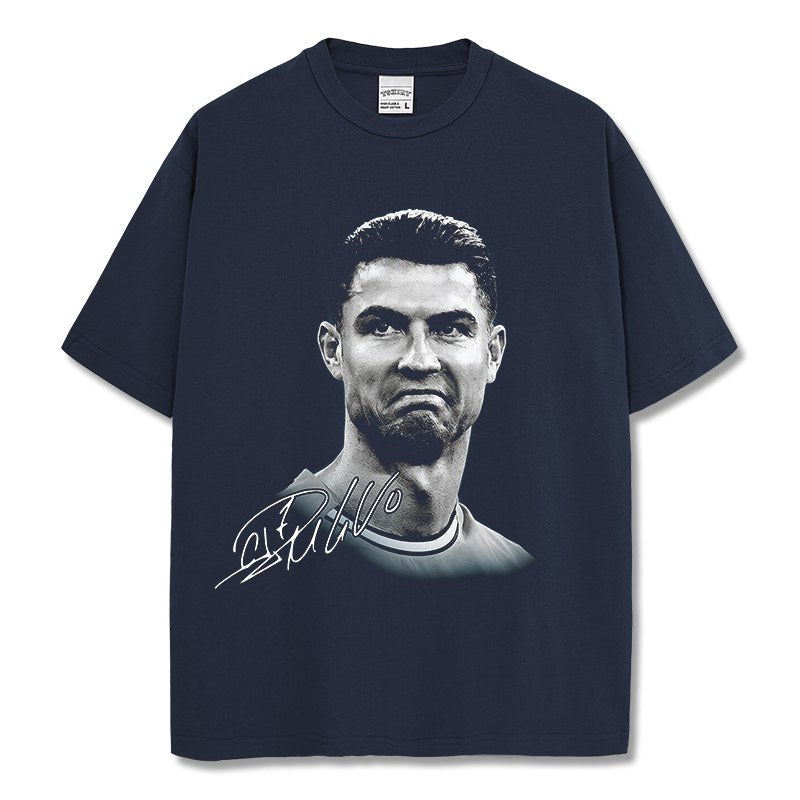 CRISTIANO RONALDO VINTAGE TEE · TOP BIN
