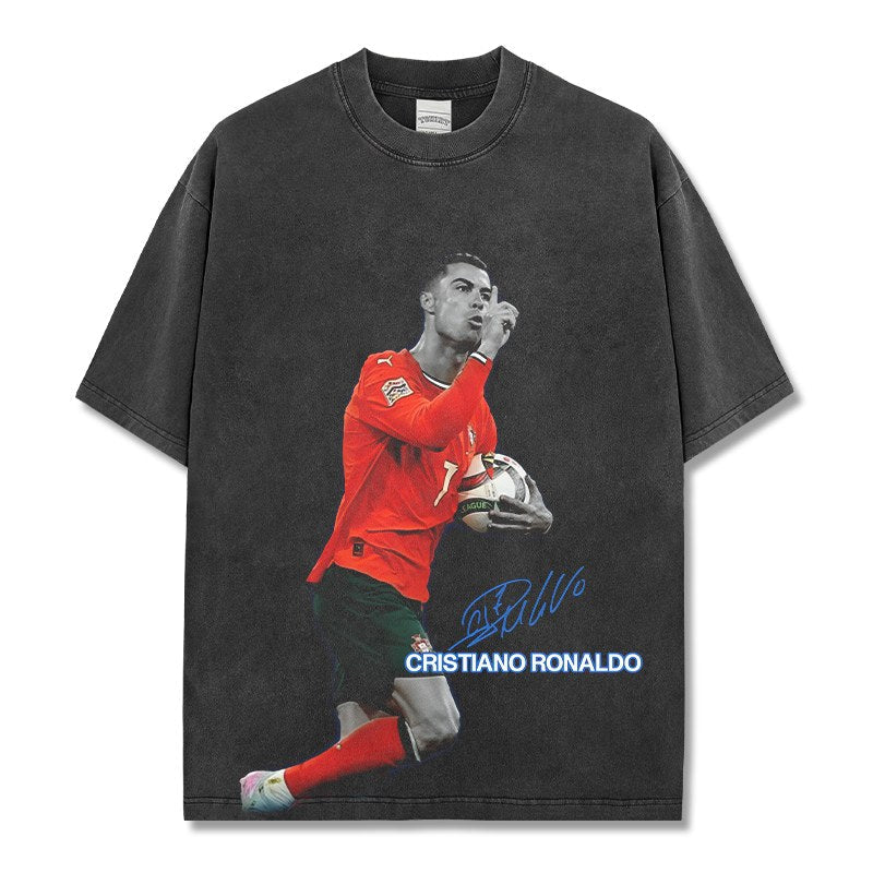 CRISTIANO RONALDO VINTAGE TEE · PENALTY SPOT