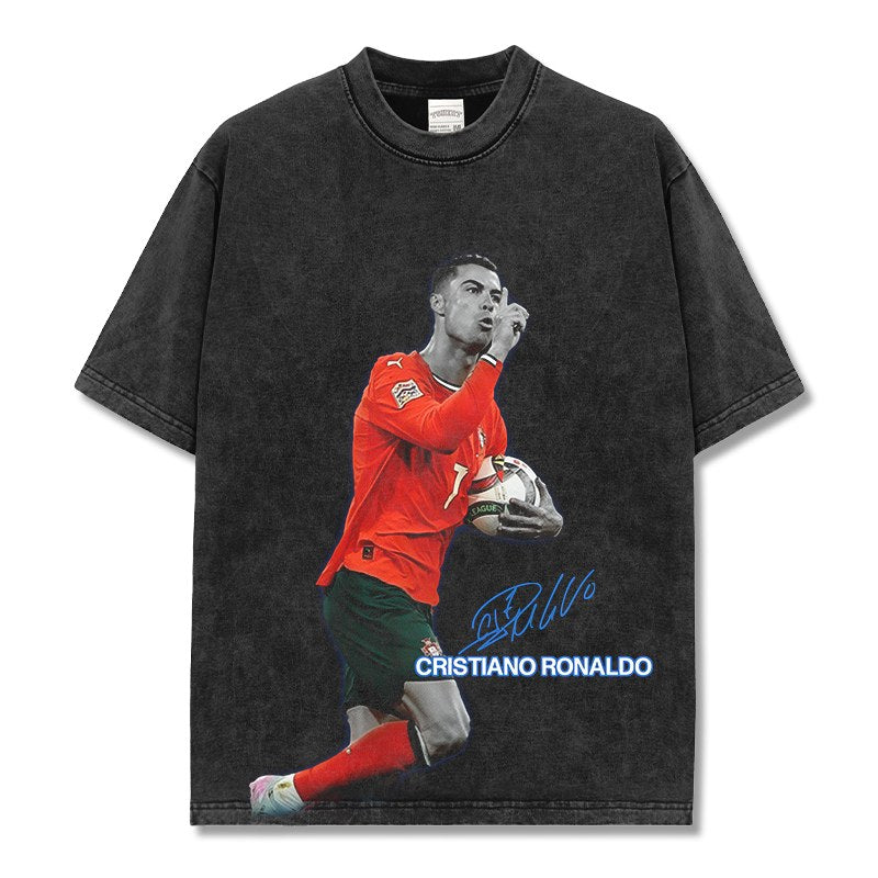 CRISTIANO RONALDO VINTAGE TEE · PENALTY SPOT