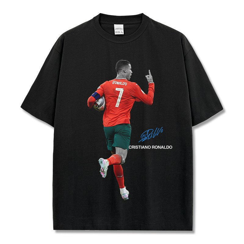 CRISTIANO RONALDO VINTAGE TEE · KICK OFF