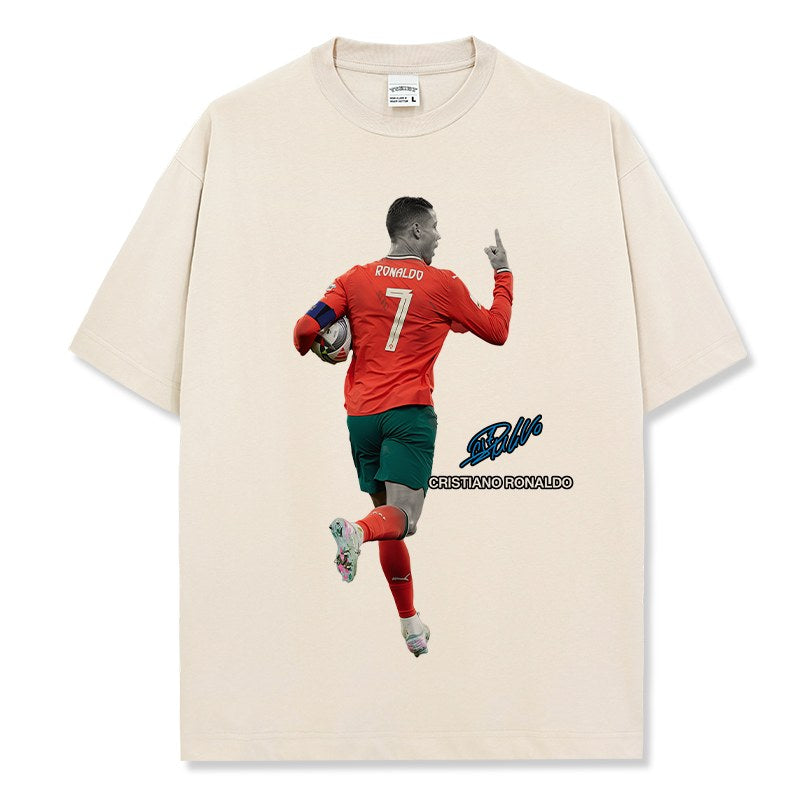 CRISTIANO RONALDO VINTAGE TEE · KICK OFF
