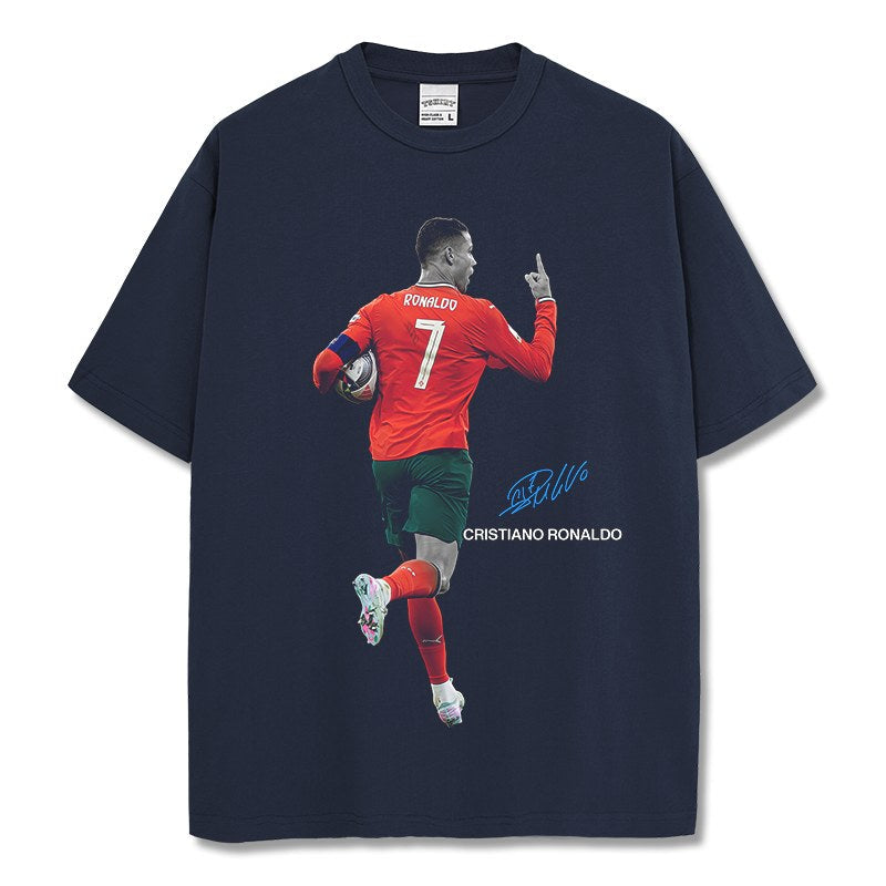 CRISTIANO RONALDO VINTAGE TEE · KICK OFF
