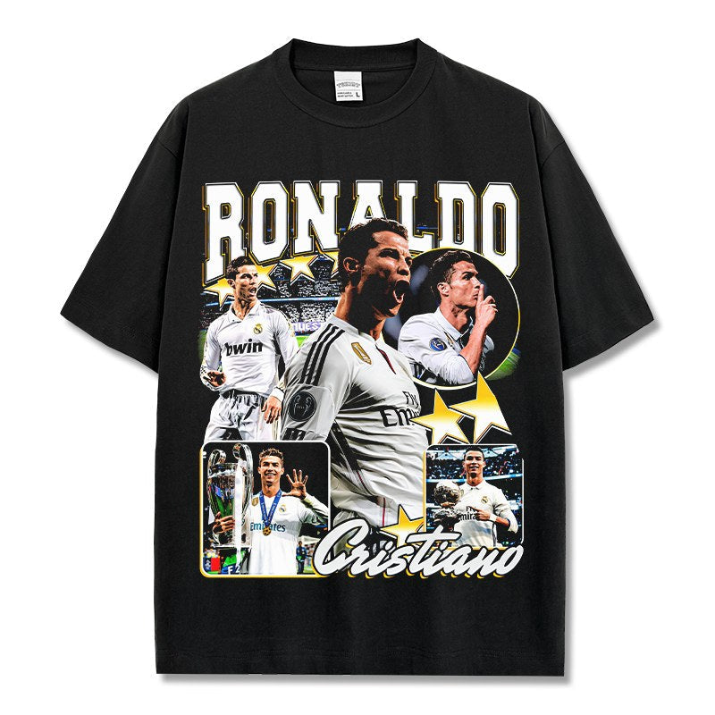 CRISTIANO RONALDO VINTAGE TEE · FLOODLIGHTS