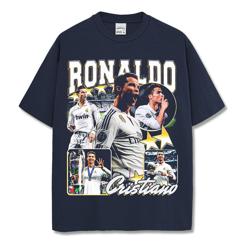 CRISTIANO RONALDO VINTAGE TEE · FLOODLIGHTS