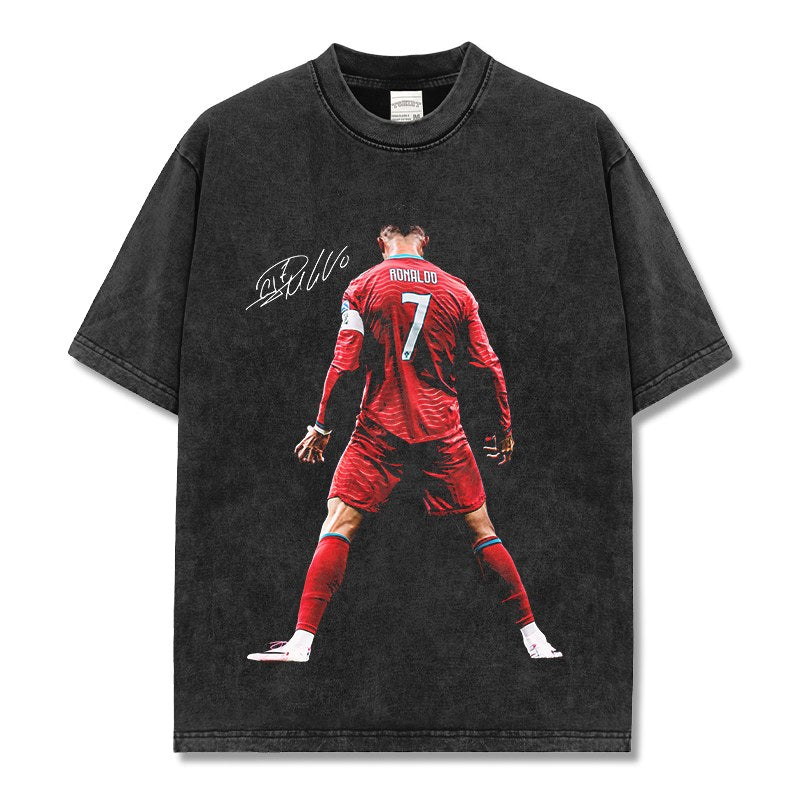 CRISTIANO RONALDO VINTAGE TEE · DERBY DAY