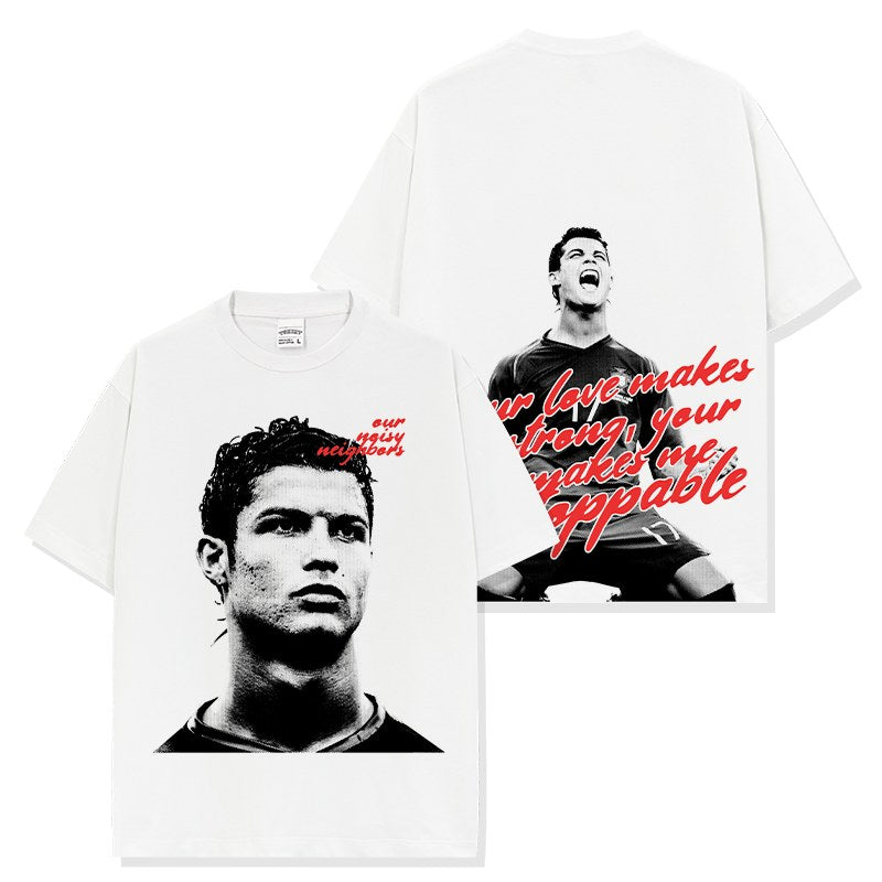 CRISTIANO RONALDO VINTAGE TEE · FINAL WHISTLE