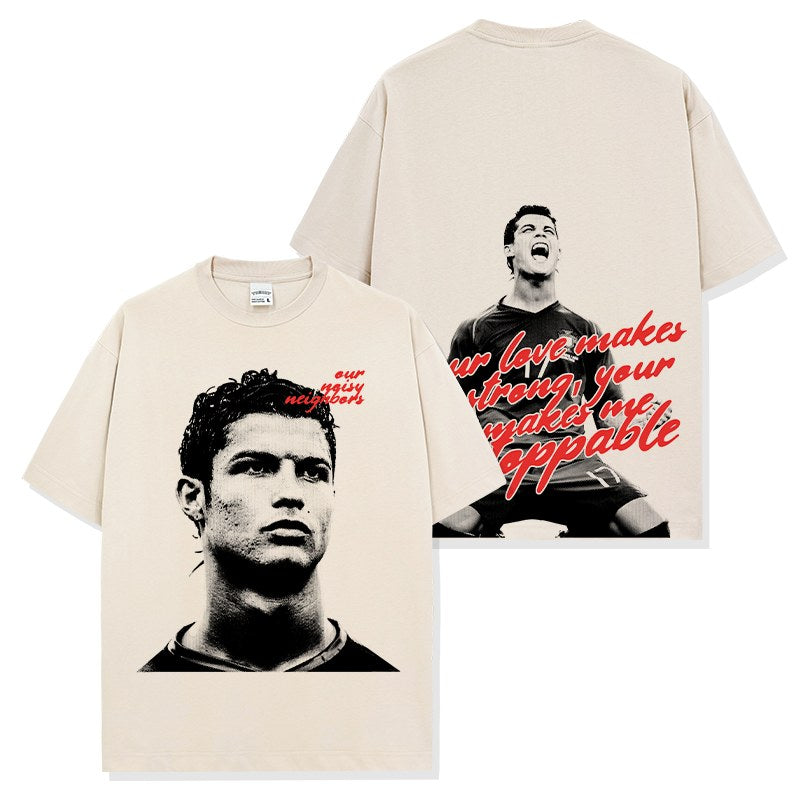 CRISTIANO RONALDO VINTAGE TEE · FINAL WHISTLE