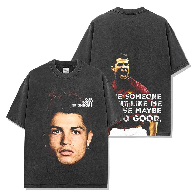 CRISTIANO RONALDO VINTAGE TEE · NIGHT GAME