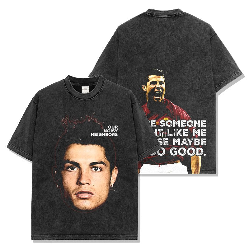CRISTIANO RONALDO VINTAGE TEE · NIGHT GAME