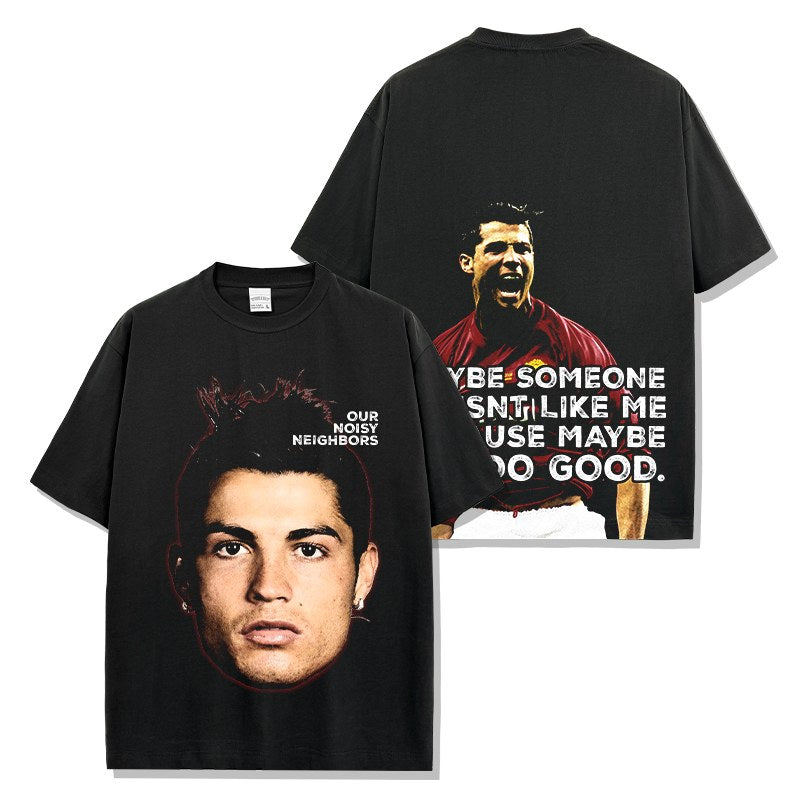 CRISTIANO RONALDO VINTAGE TEE · NIGHT GAME