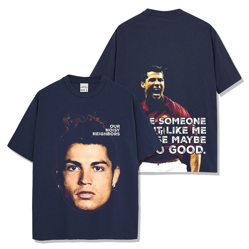 CRISTIANO RONALDO VINTAGE TEE · NIGHT GAME