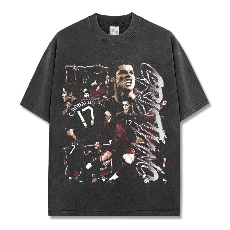 CRISTIANO RONALDO VINTAGE TEE · SKY JUMP
