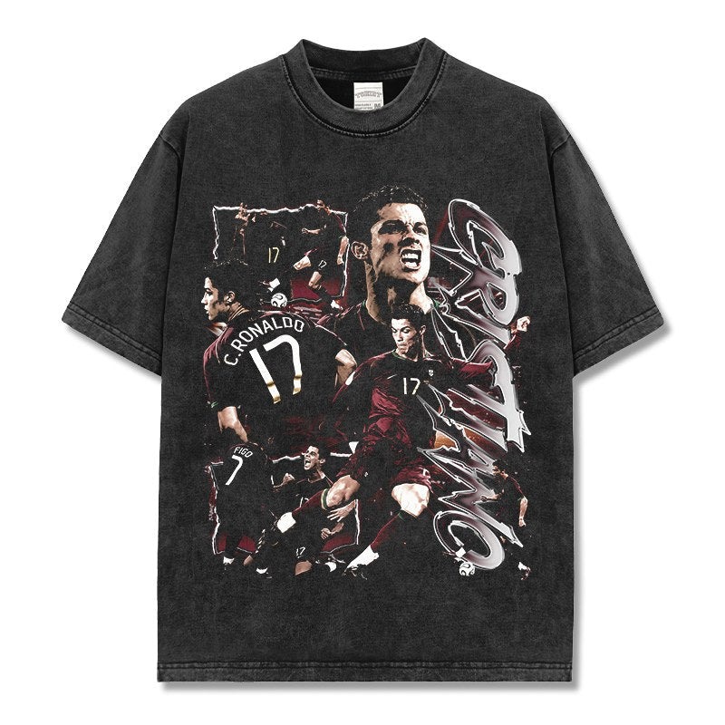 CRISTIANO RONALDO VINTAGE TEE · SKY JUMP