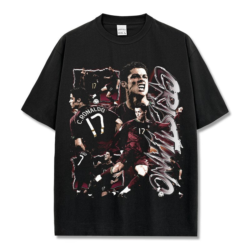 CRISTIANO RONALDO VINTAGE TEE · SKY JUMP