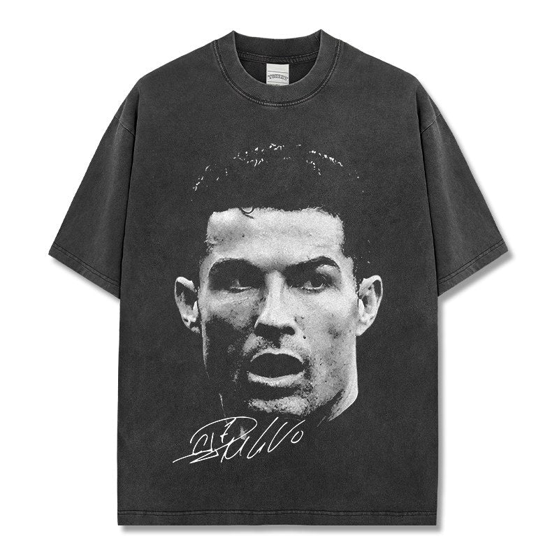 CRISTIANO RONALDO VINTAGE TEE · THE MACHINE