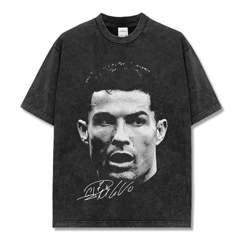 CRISTIANO RONALDO VINTAGE TEE · THE MACHINE