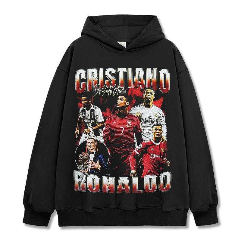 CRISTIANO RONALDO VINTAGE HOODIE · ELASTICO