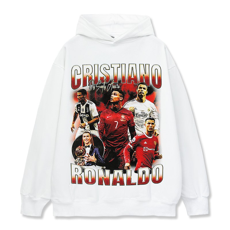 CRISTIANO RONALDO VINTAGE HOODIE · ELASTICO