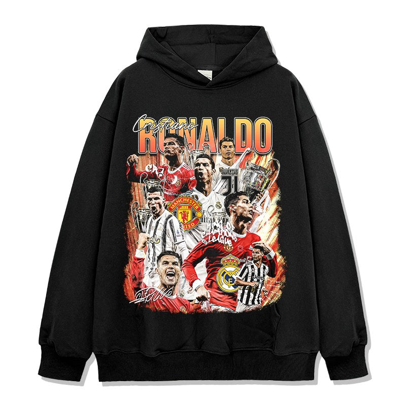 CRISTIANO RONALDO VINTAGE HOODIE · CONFETTI