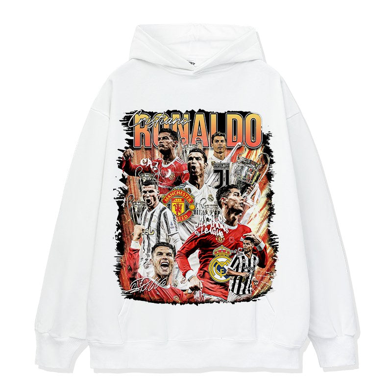 CRISTIANO RONALDO VINTAGE HOODIE · CONFETTI