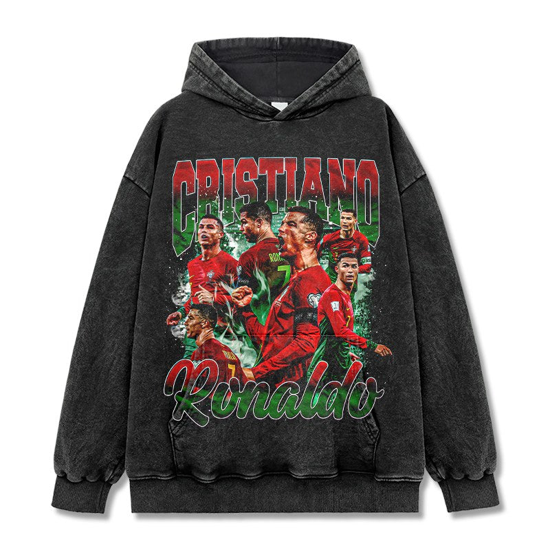 CRISTIANO RONALDO VINTAGE HOODIE · FULL TIME