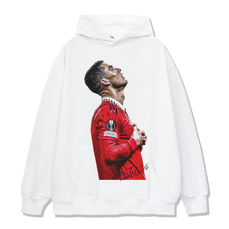 CRISTIANO RONALDO VINTAGE HOODIE · OLD SCHOOL