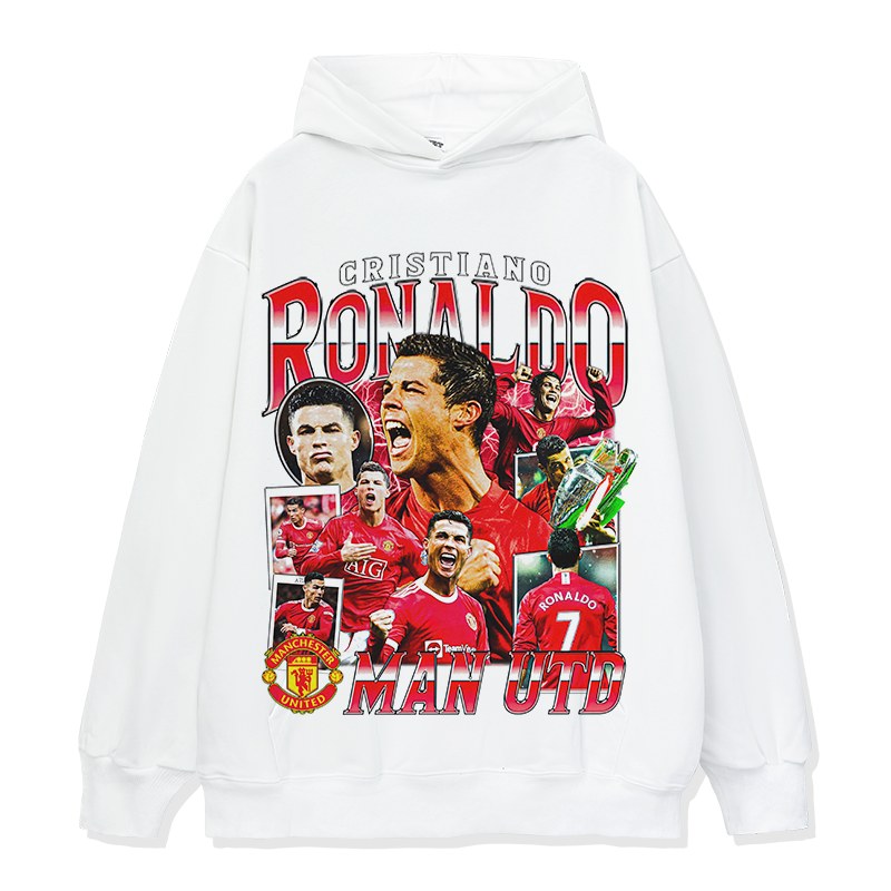 CRISTIANO RONALDO VINTAGE HOODIE · STREET BALLER