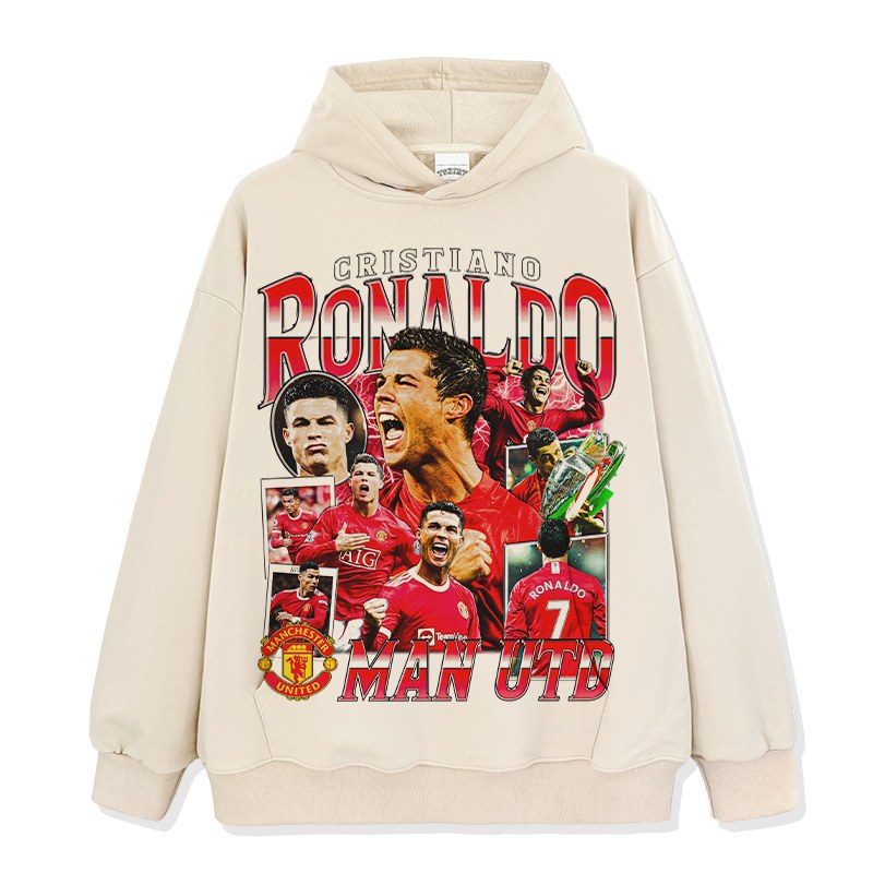CRISTIANO RONALDO VINTAGE HOODIE · STREET BALLER