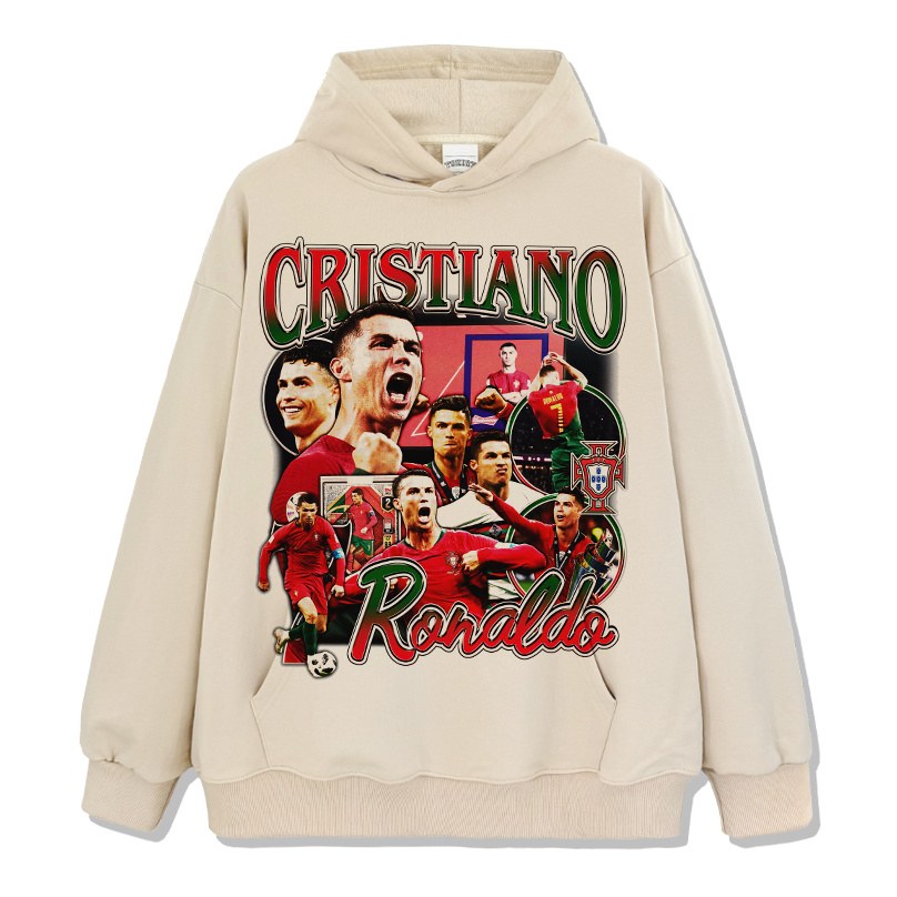 CRISTIANO RONALDO VINTAGE HOODIE · SUNDAY LEAGUE
