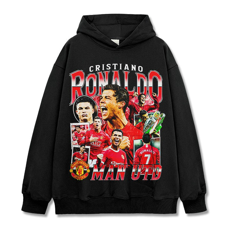 CRISTIANO RONALDO VINTAGE HOODIE · STADIUM LIGHTS
