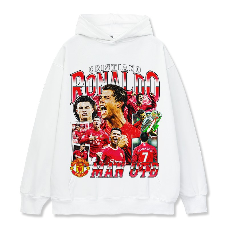 CRISTIANO RONALDO VINTAGE HOODIE · STADIUM LIGHTS
