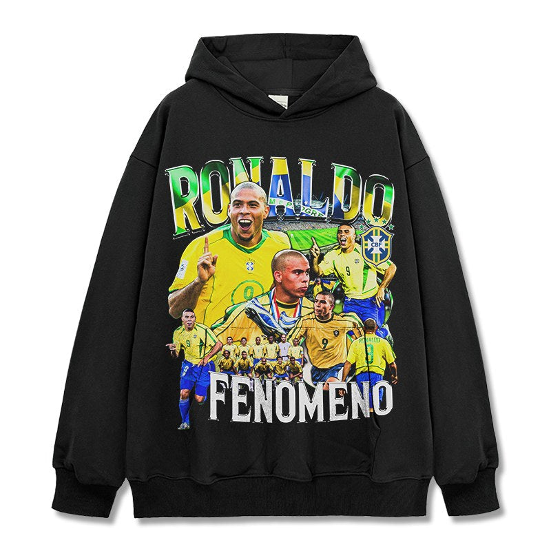 CRISTIANO RONALDO VINTAGE HOODIE · GOLDEN ERA
