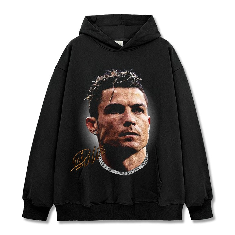 CRISTIANO RONALDO VINTAGE HOODIE · BIG NIGHT