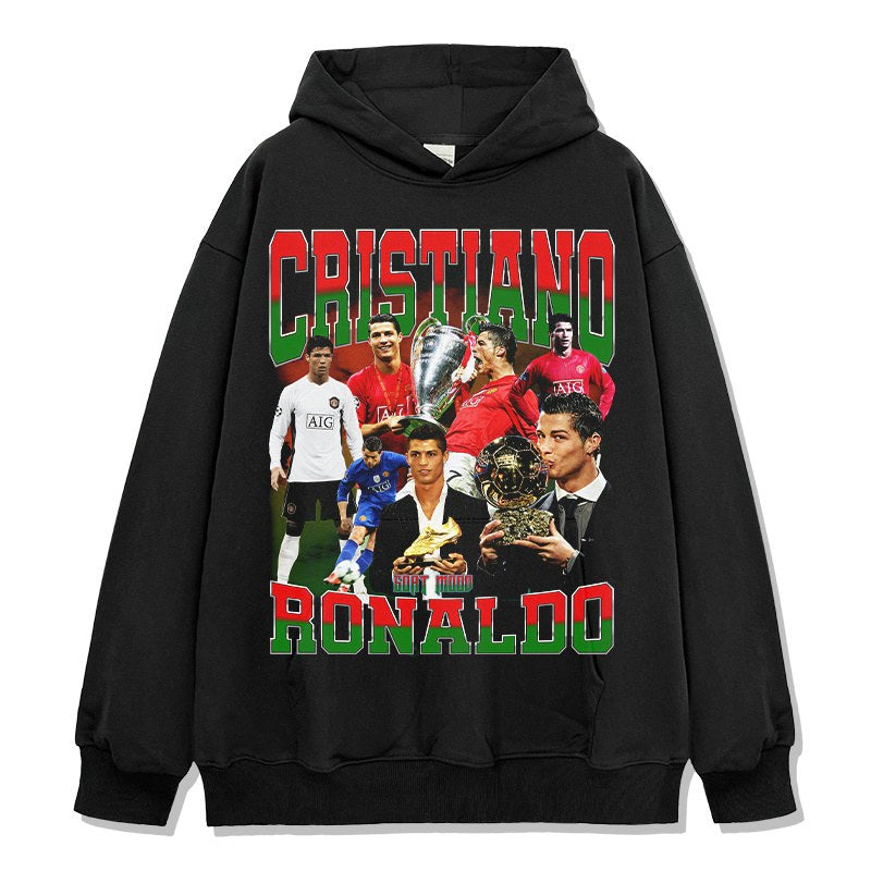 CRISTIANO RONALDO VINTAGE HOODIE · KING