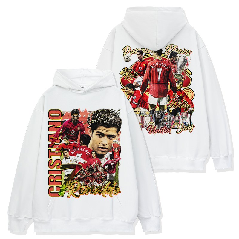CRISTIANO RONALDO VINTAGE HOODIE · CAPTAIN