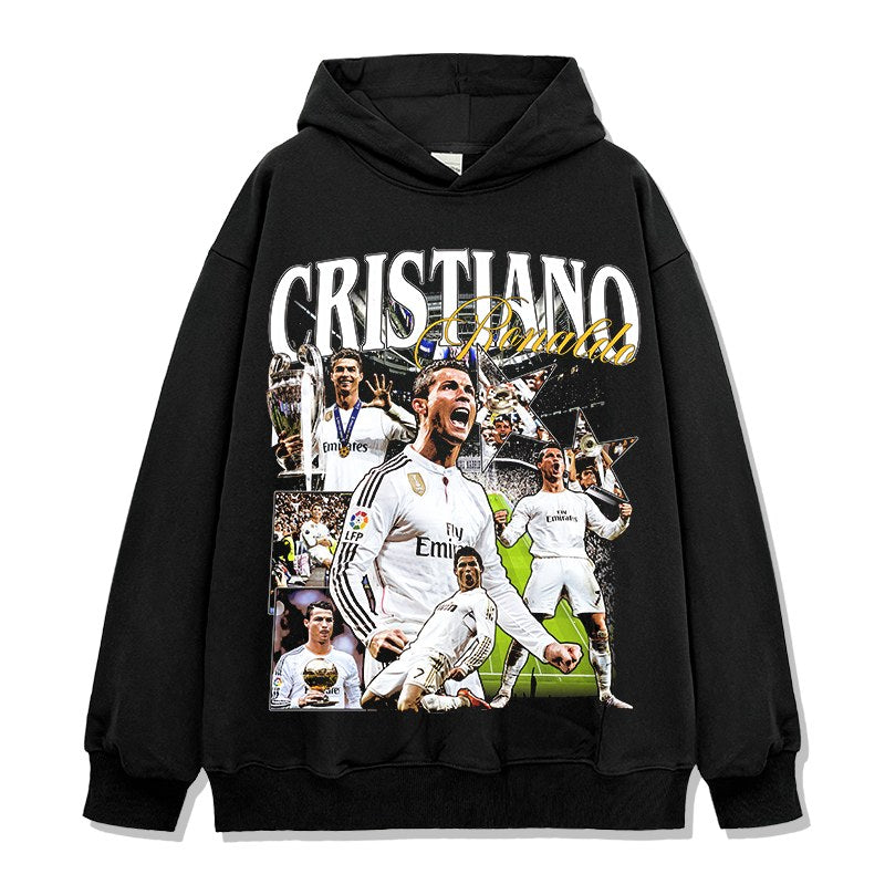 CRISTIANO RONALDO VINTAGE HOODIE · HAT TRICK