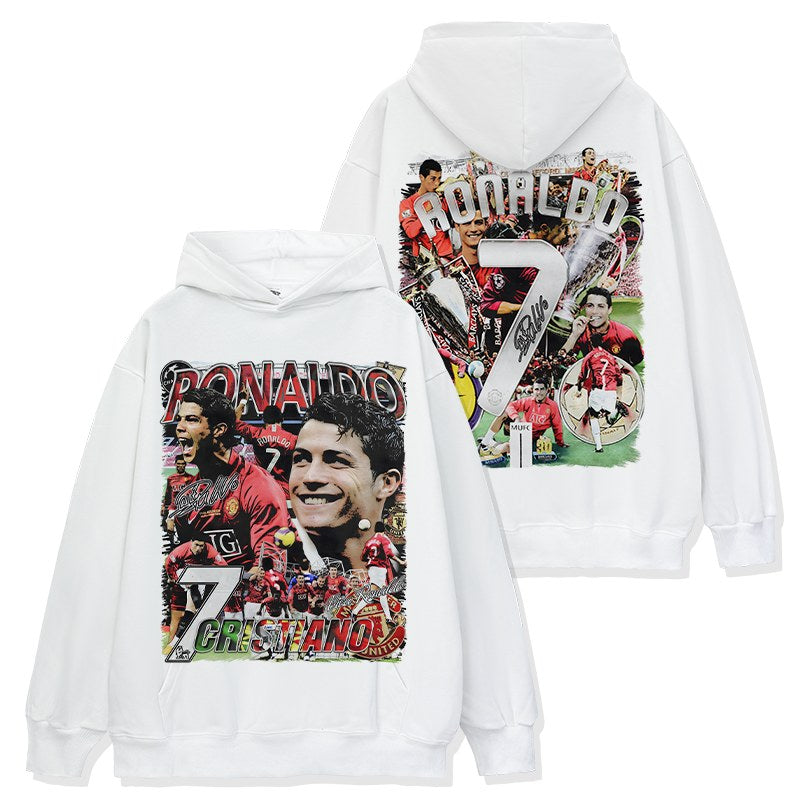 CRISTIANO RONALDO VINTAGE HOODIE · FREE KICK
