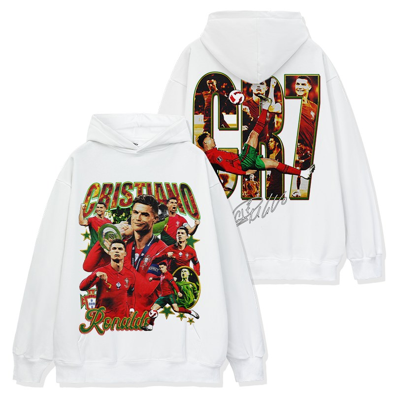 CRISTIANO RONALDO VINTAGE HOODIE · NO LOOK