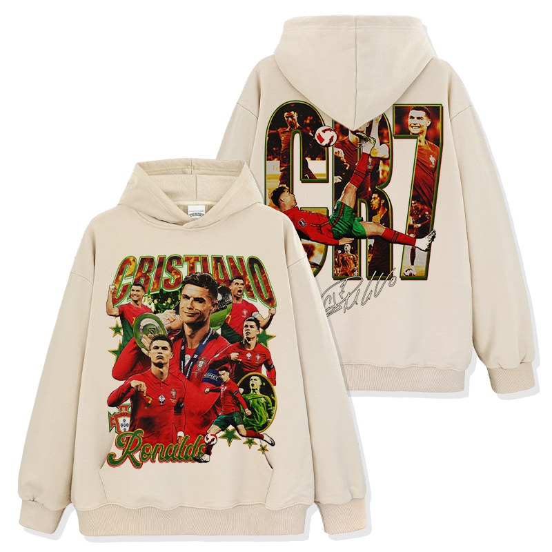 CRISTIANO RONALDO VINTAGE HOODIE · NO LOOK